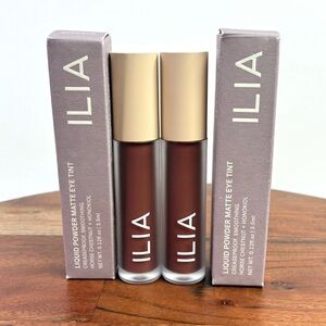 Set of 2 ILIA Liquid Powder Matte Eye Tint Baroque 0.12 fl oz (3.5 ml)